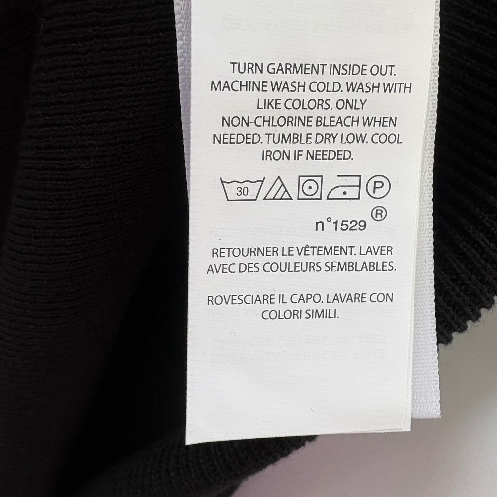 Polo Ralph Lauren Sweater XL Black Pima Cotton V-Neck Red Pony Pullover Preppy - Picture 10 of 10